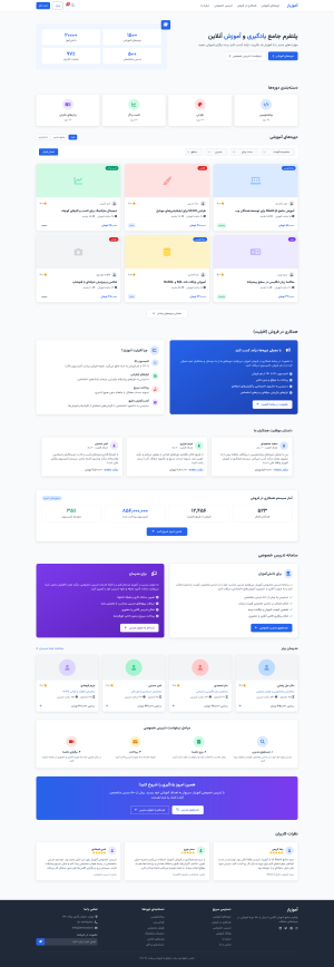 طراحی پلتفرم جامع آموزش آنلاین آموزیار