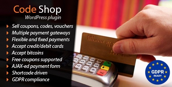 افزونه فروش کد و لایسنس برای وردپرس | Code Shop